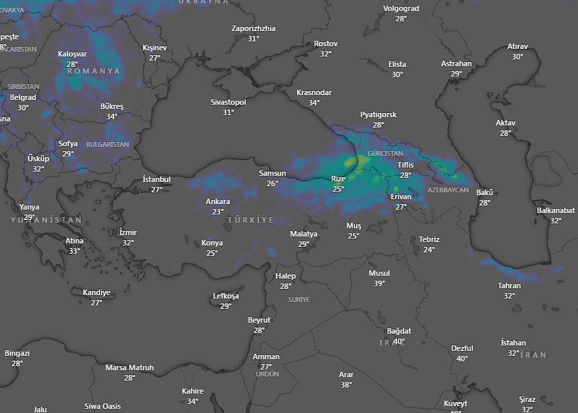 Kars ve Ardahan çevreleri için sağanak uyarısı 13